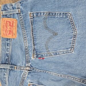 Levi's 501 Distressed Denim Shorts